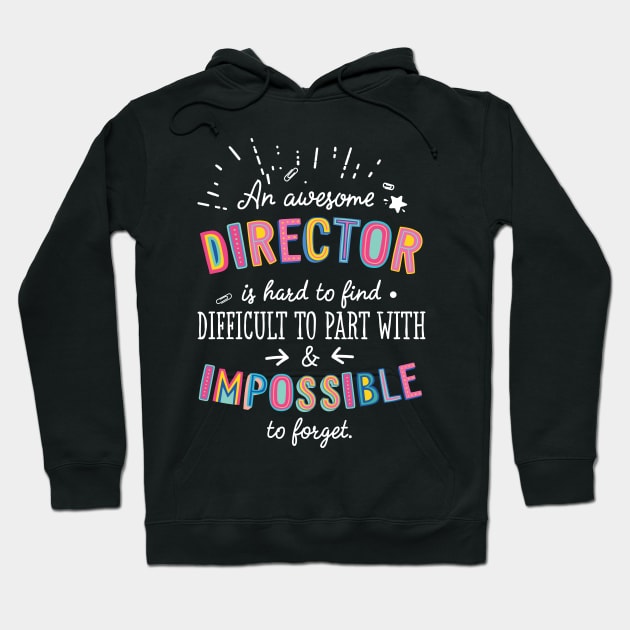 An awesome Director Gift Idea - Impossible to Forget Quote Hoodie by BetterManufaktur